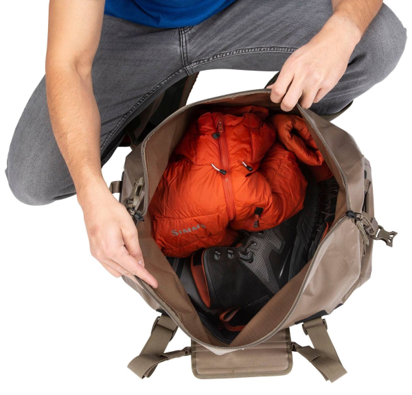 Simms Dry Creek Duffel Small 60L Tan Inside 2 Simms Dry Creek Duffel Small 60L Tan Inside 2